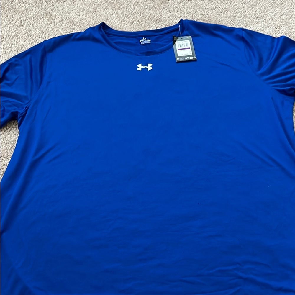 Under Armour Blue Short Sleeve Performance Tee
